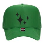 OTTO Cap 5 Panel High Crown Mesh Back Trucker Hat Thumbnail