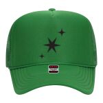OTTO Cap 5 Panel High Crown Mesh Back Trucker Hat Thumbnail