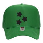 OTTO Cap 5 Panel High Crown Mesh Back Trucker Hat Thumbnail