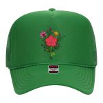 OTTO Cap 5 Panel High Crown Mesh Back Trucker Hat Thumbnail