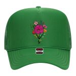OTTO Cap 5 Panel High Crown Mesh Back Trucker Hat Thumbnail