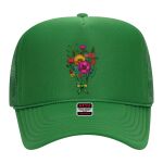OTTO Cap 5 Panel High Crown Mesh Back Trucker Hat Thumbnail
