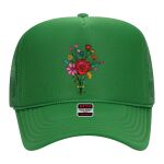 OTTO Cap 5 Panel High Crown Mesh Back Trucker Hat Thumbnail