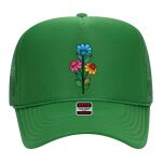 OTTO Cap 5 Panel High Crown Mesh Back Trucker Hat Thumbnail