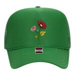 OTTO Cap 5 Panel High Crown Mesh Back Trucker Hat Thumbnail