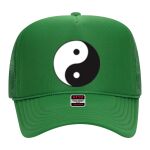 OTTO Cap 5 Panel High Crown Mesh Back Trucker Hat Thumbnail
