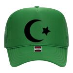 OTTO Cap 5 Panel High Crown Mesh Back Trucker Hat Thumbnail