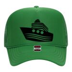 OTTO Cap 5 Panel High Crown Mesh Back Trucker Hat Thumbnail