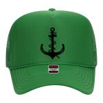 OTTO Cap 5 Panel High Crown Mesh Back Trucker Hat Thumbnail