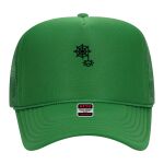 OTTO Cap 5 Panel High Crown Mesh Back Trucker Hat Thumbnail