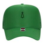 OTTO Cap 5 Panel High Crown Mesh Back Trucker Hat Thumbnail