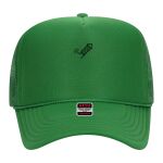 OTTO Cap 5 Panel High Crown Mesh Back Trucker Hat Thumbnail