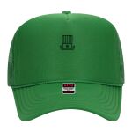OTTO Cap 5 Panel High Crown Mesh Back Trucker Hat Thumbnail