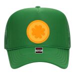 OTTO Cap 5 Panel High Crown Mesh Back Trucker Hat Thumbnail