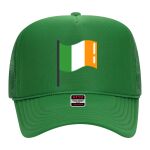 OTTO Cap 5 Panel High Crown Mesh Back Trucker Hat Thumbnail