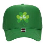 OTTO Cap 5 Panel High Crown Mesh Back Trucker Hat Thumbnail