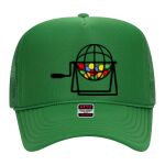 OTTO Cap 5 Panel High Crown Mesh Back Trucker Hat Thumbnail