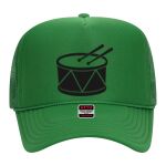OTTO Cap 5 Panel High Crown Mesh Back Trucker Hat Thumbnail