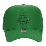 OTTO Cap 5 Panel High Crown Mesh Back Trucker Hat Thumbnail