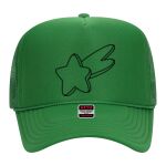 OTTO Cap 5 Panel High Crown Mesh Back Trucker Hat Thumbnail