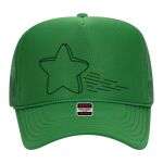 OTTO Cap 5 Panel High Crown Mesh Back Trucker Hat Thumbnail