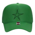 OTTO Cap 5 Panel High Crown Mesh Back Trucker Hat Thumbnail