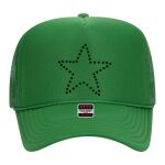 OTTO Cap 5 Panel High Crown Mesh Back Trucker Hat Thumbnail