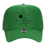 OTTO Cap 5 Panel High Crown Mesh Back Trucker Hat Thumbnail