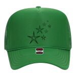 OTTO Cap 5 Panel High Crown Mesh Back Trucker Hat Thumbnail