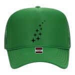 OTTO Cap 5 Panel High Crown Mesh Back Trucker Hat Thumbnail