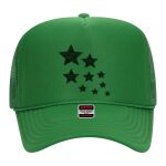 OTTO Cap 5 Panel High Crown Mesh Back Trucker Hat Thumbnail