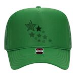 OTTO Cap 5 Panel High Crown Mesh Back Trucker Hat Thumbnail