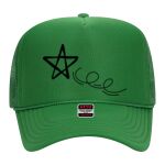 OTTO Cap 5 Panel High Crown Mesh Back Trucker Hat Thumbnail