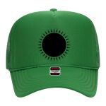 OTTO Cap 5 Panel High Crown Mesh Back Trucker Hat Thumbnail