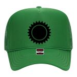 OTTO Cap 5 Panel High Crown Mesh Back Trucker Hat Thumbnail