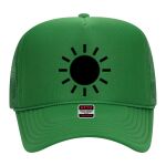 OTTO Cap 5 Panel High Crown Mesh Back Trucker Hat Thumbnail