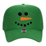OTTO Cap 5 Panel High Crown Mesh Back Trucker Hat Thumbnail