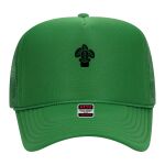 OTTO Cap 5 Panel High Crown Mesh Back Trucker Hat Thumbnail