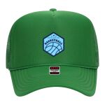 OTTO Cap 5 Panel High Crown Mesh Back Trucker Hat Thumbnail
