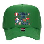 OTTO Cap 5 Panel High Crown Mesh Back Trucker Hat Thumbnail