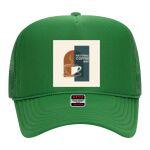 OTTO Cap 5 Panel High Crown Mesh Back Trucker Hat Thumbnail