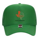 OTTO Cap 5 Panel High Crown Mesh Back Trucker Hat Thumbnail
