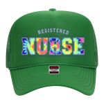 OTTO Cap 5 Panel High Crown Mesh Back Trucker Hat Thumbnail