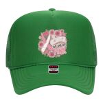 OTTO Cap 5 Panel High Crown Mesh Back Trucker Hat Thumbnail