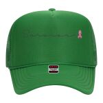 OTTO Cap 5 Panel High Crown Mesh Back Trucker Hat Thumbnail