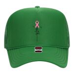 OTTO Cap 5 Panel High Crown Mesh Back Trucker Hat Thumbnail