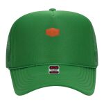 OTTO Cap 5 Panel High Crown Mesh Back Trucker Hat Thumbnail