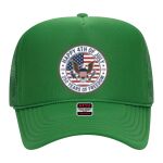 OTTO Cap 5 Panel High Crown Mesh Back Trucker Hat Thumbnail
