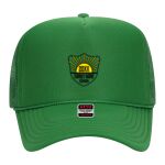 OTTO Cap 5 Panel High Crown Mesh Back Trucker Hat Thumbnail