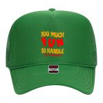 OTTO Cap 5 Panel High Crown Mesh Back Trucker Hat Thumbnail